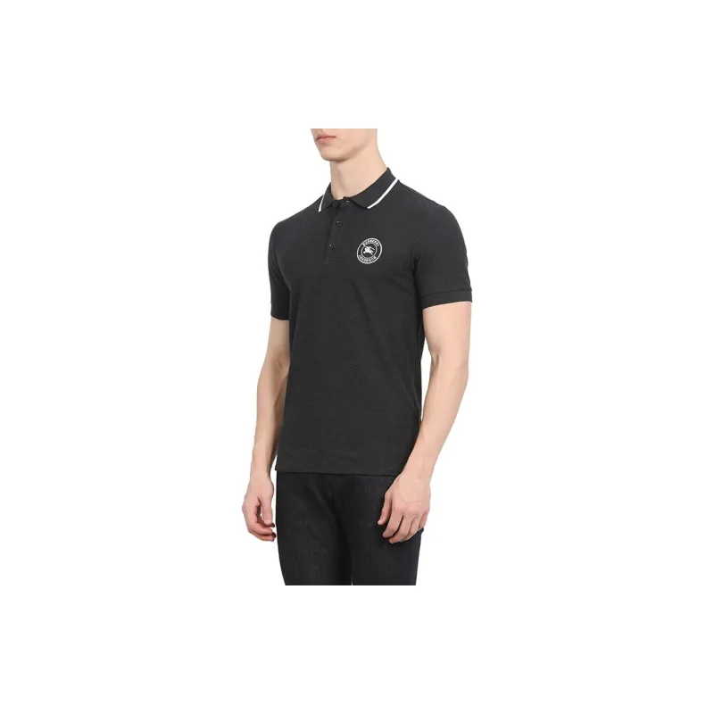 Burberry Polo Shirts Men Black-5