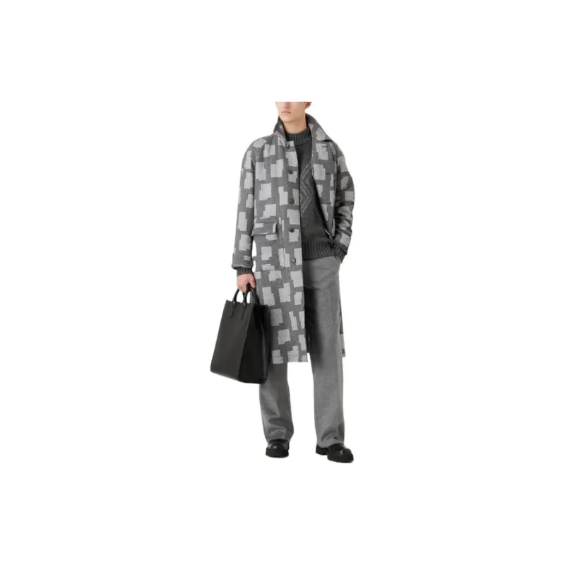 EMPORIO ARMANI Sweaters Men Gray-1
