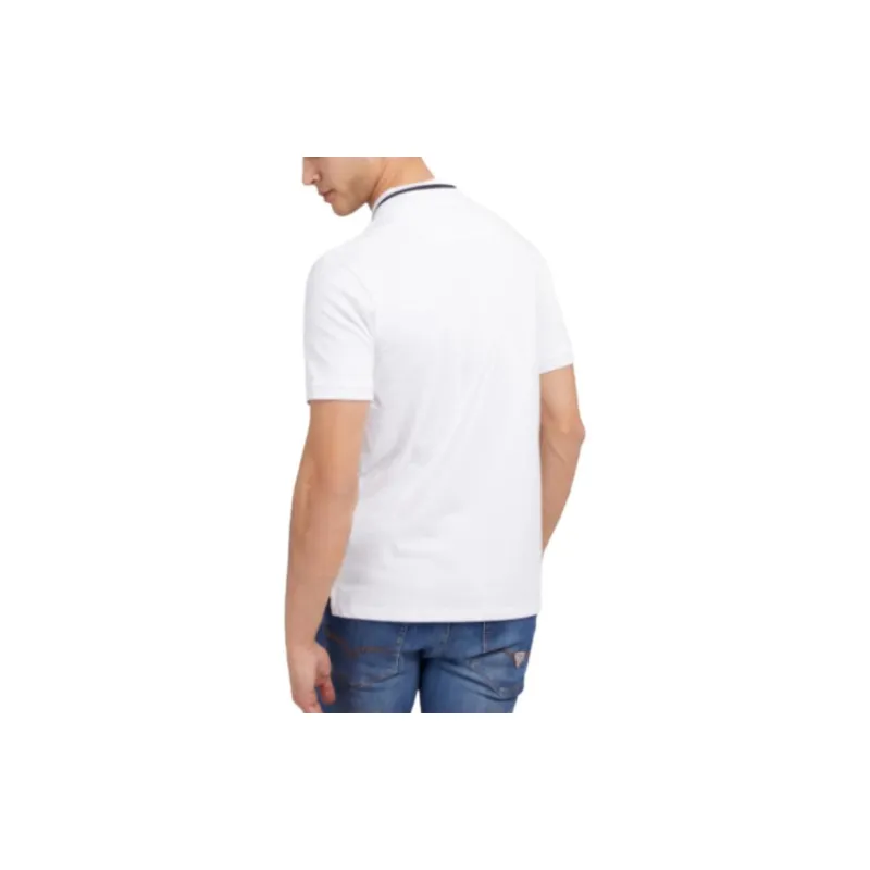 GUESS Polo Shirts Men White-2