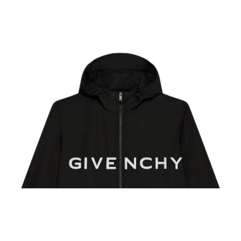 Givenchy Logo Printed Windbreaker Jacket-4