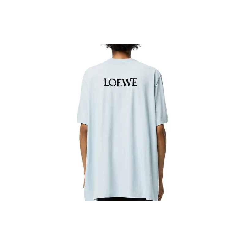LOEWE T Shirts Men Light Blue-4