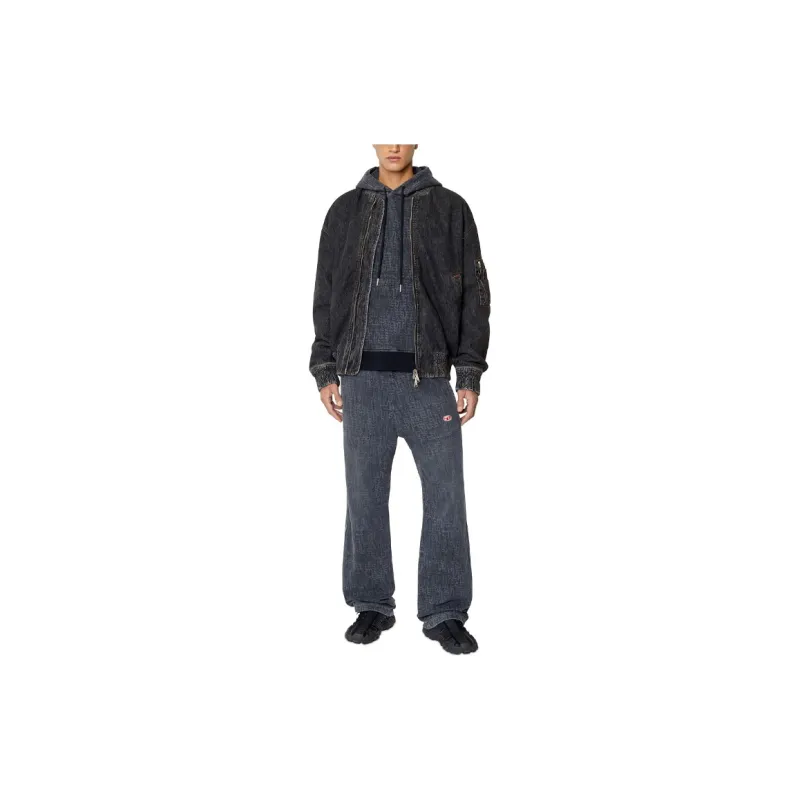 DIESEL D Weltik Denim Bomber Jacket-1