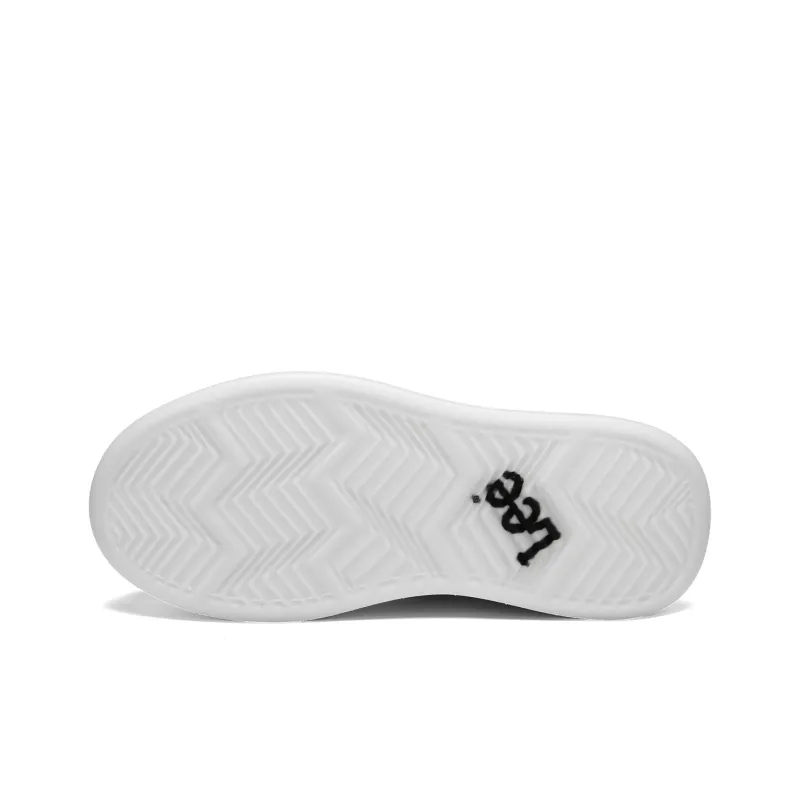 Lee Casual Versatile White Sneakers Height Increasing Low-Top Skateboard Shoes Men-5