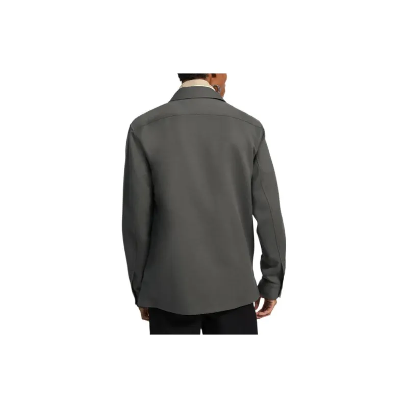 THEORY Jackets Men Gray Green-2