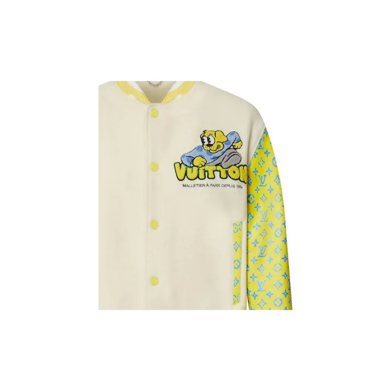 LOUIS VUITTON Monogram Playground Varsity Blouson-5