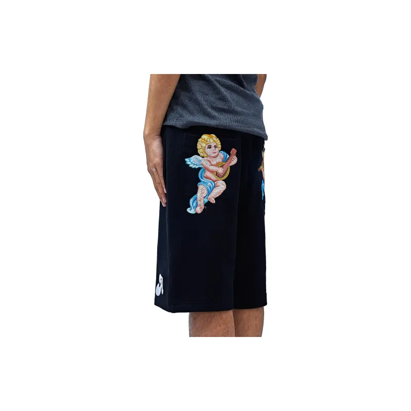 AFGK Casual Shorts Men Black-4