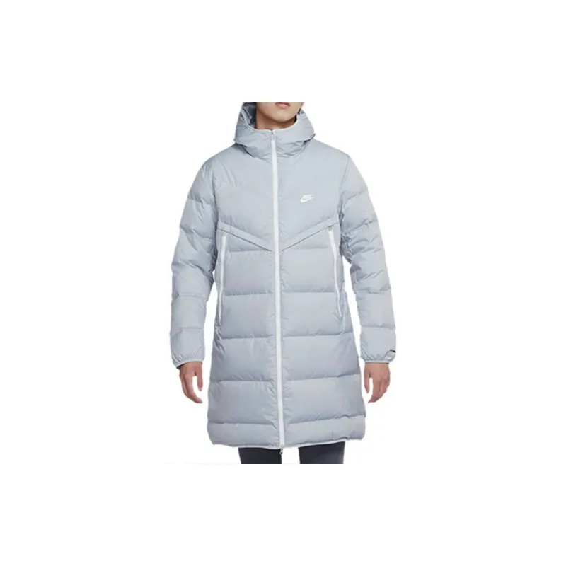 Nike Down Jackets Men Light Gray-3