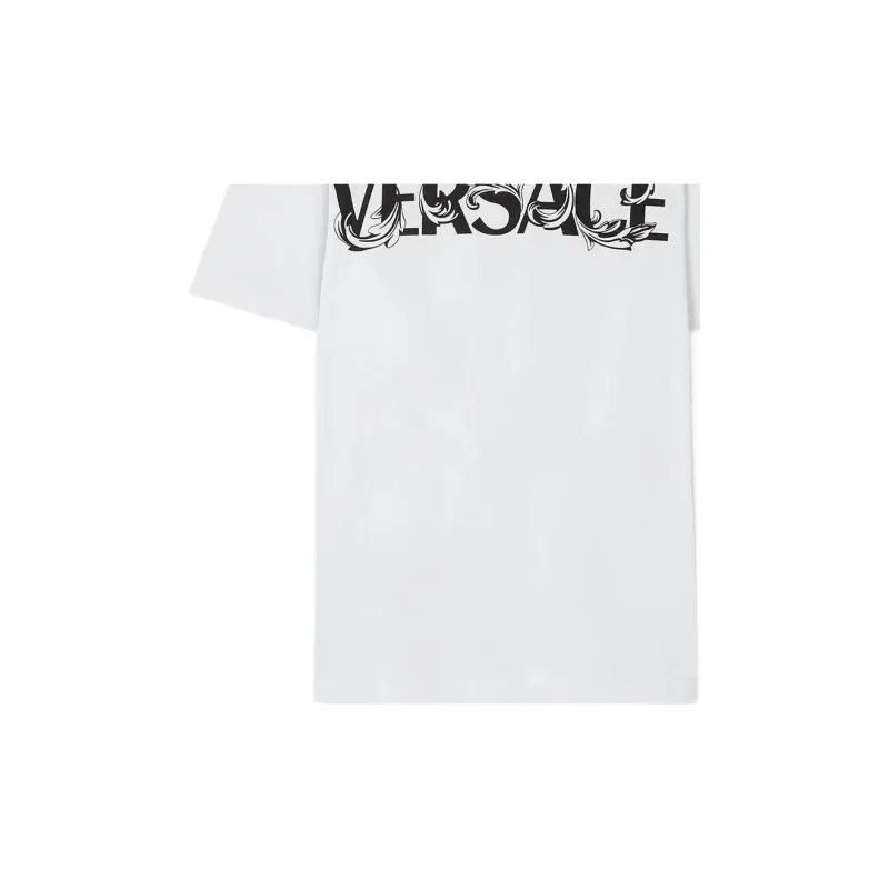 VERSACE Barocco Silhouette Logo T Shirt-4