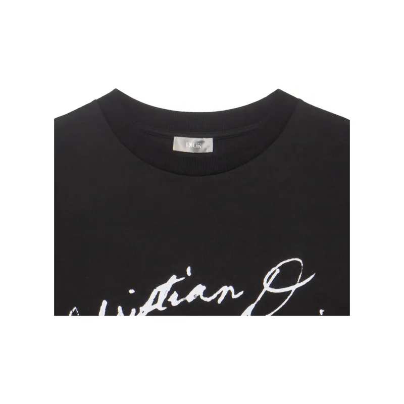 DIOR T-Shirts Men Black - POIZON DIOR T-Shirts Men Black - POIZON