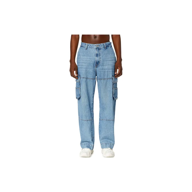 DIESEL D Fish Straight Leg Cargo Jeans-2