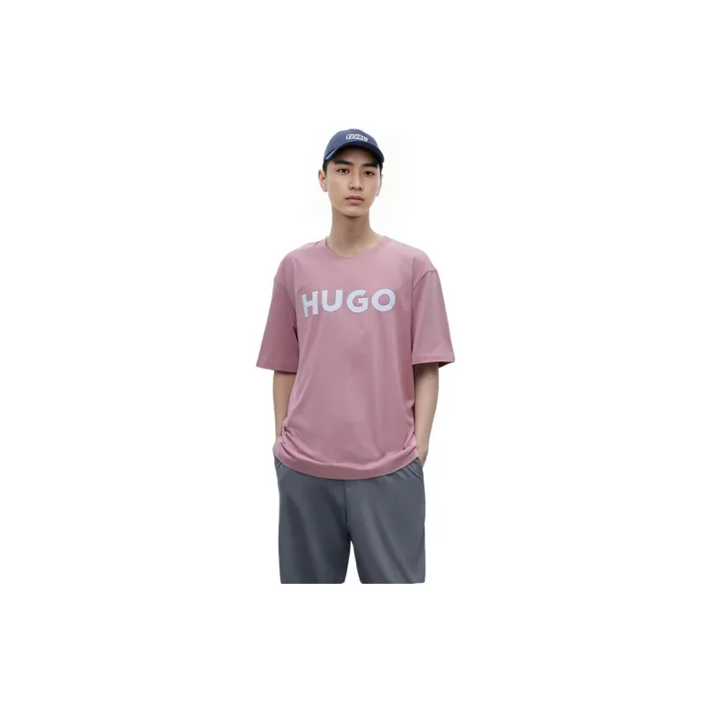 HUGO BOSS T Shirts Men Dusty Pink-2
