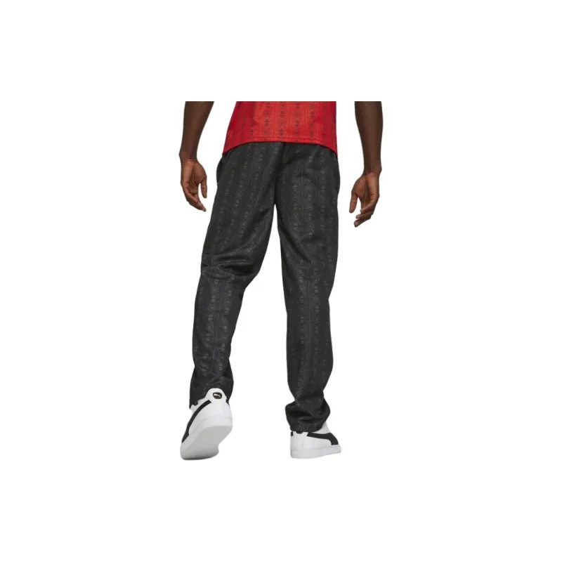 PUMA Knitted Sweatpants Men's Black-4