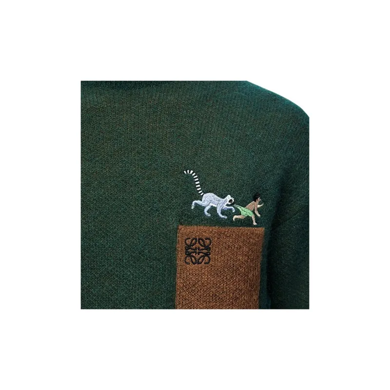 LOEWE Sweaters Men Green-4