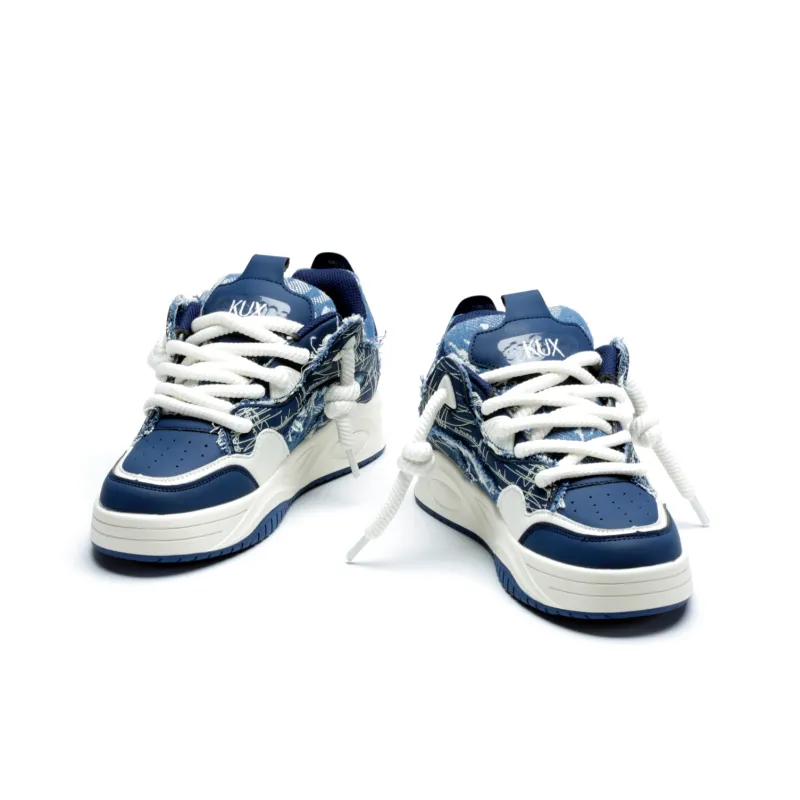 KUX Coverage Anti-Slip And Wear-Resistant Low-Top Skateboard Shoes Unisex-7