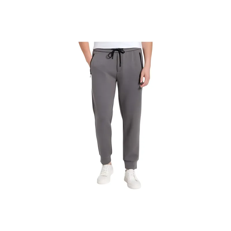 BRAUN BUFFEL Knitted Sports Pants Men's Gray-3