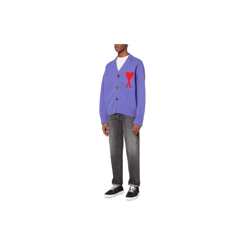 AMIPARIS Sweaters Men Purple-3