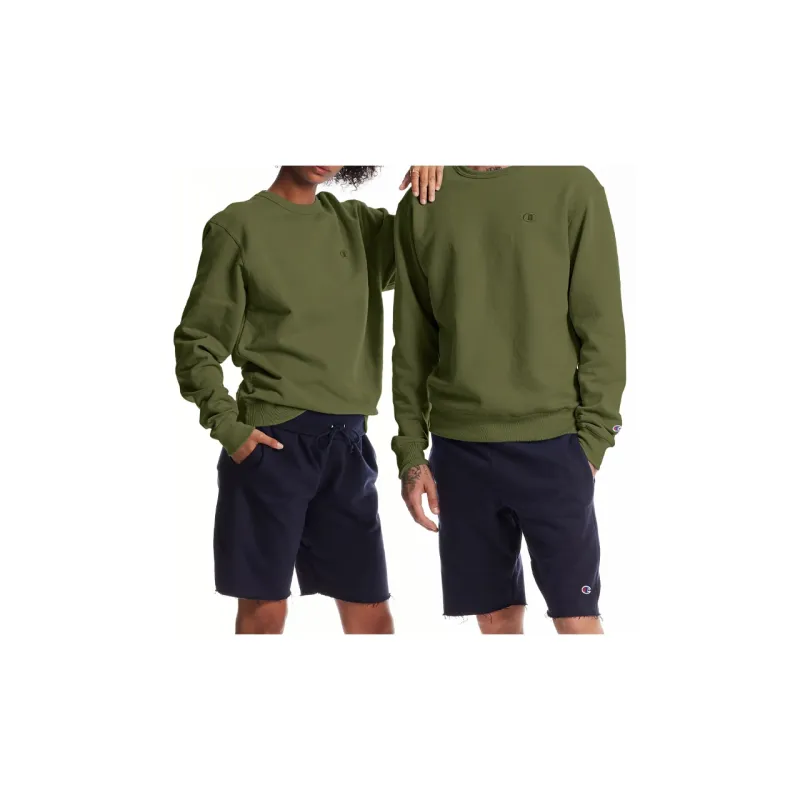 Champion Sweatshirts Unisex Army Green-3