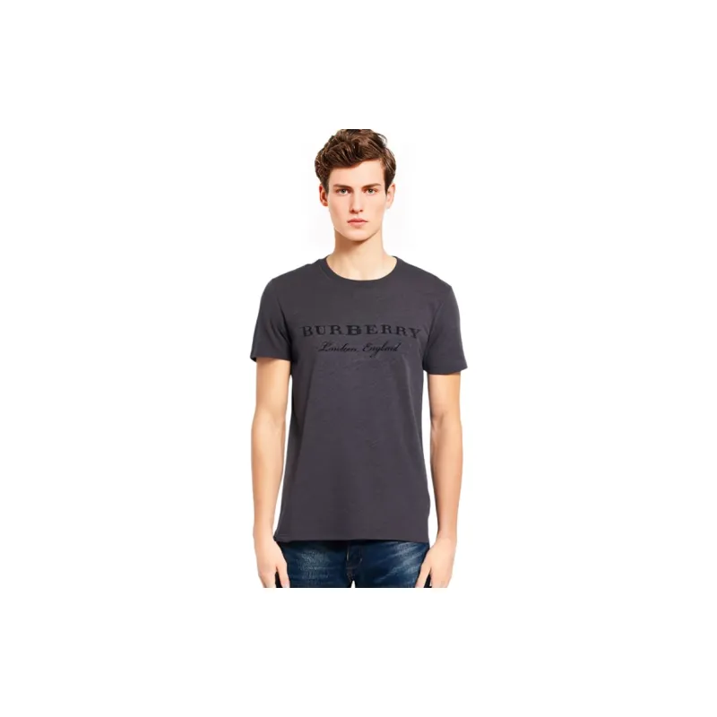 Burberry Regular T Shirt Men's Medium Gray-2
