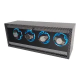 4 Watches-Carbon Fiber Blue Light-Open The Lid to Stop