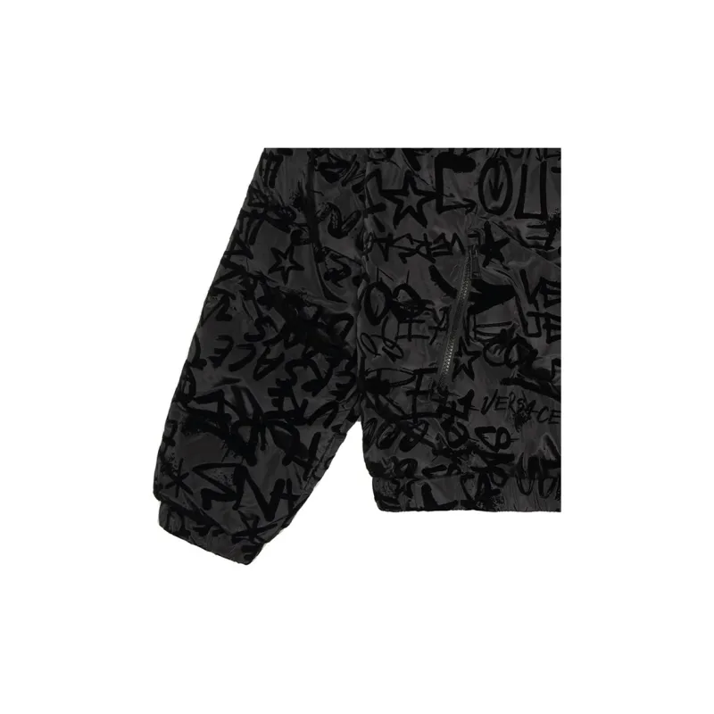 VERSACE Down Jacket Men's Black-6
