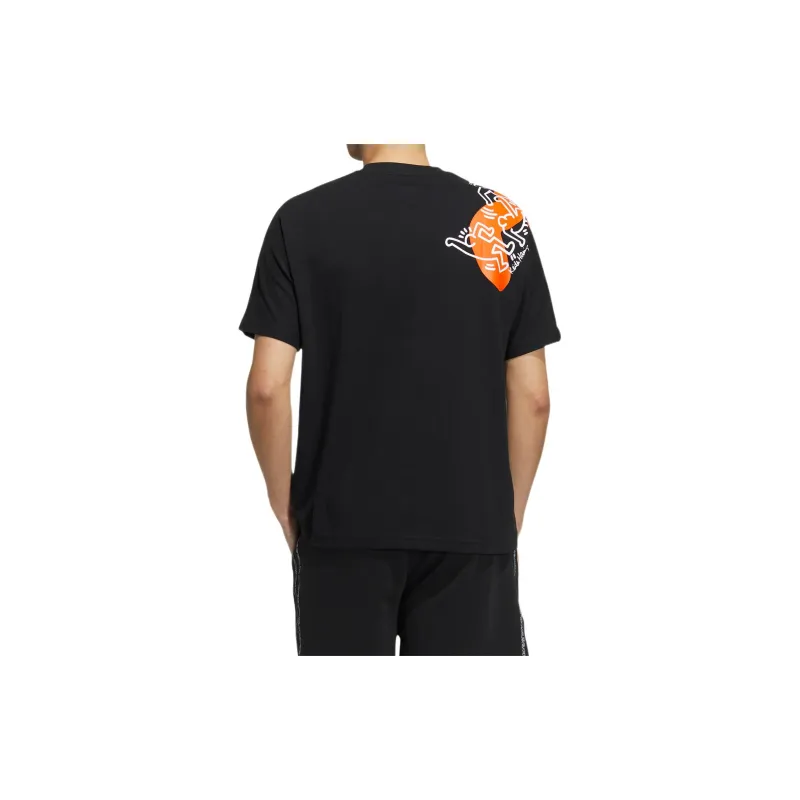 Adidas Keith Haring T Shirt Men's Black-2