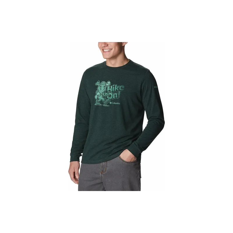 Columbia T Shirts Men Spruce Linen-2