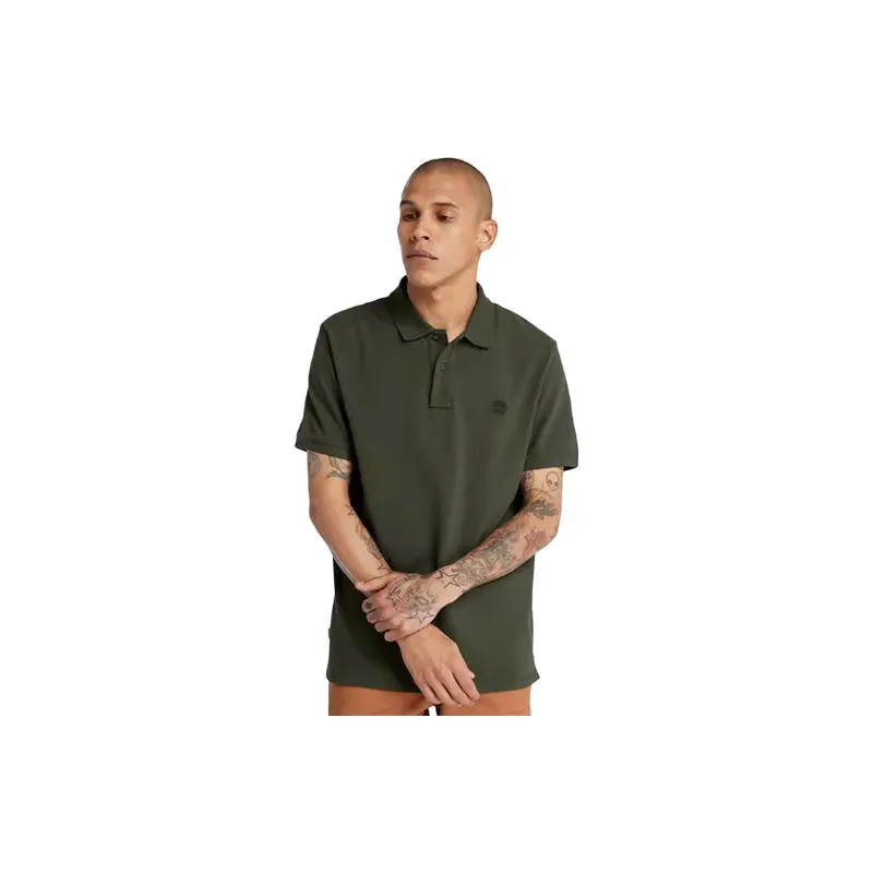 Timberland Polo Shirts Men Luggage Bag Green-4