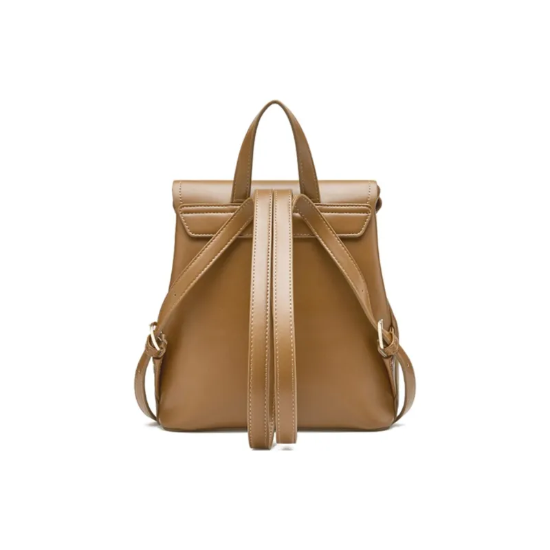 JOSINY PU Backpack Medium Size Women's Brown-3