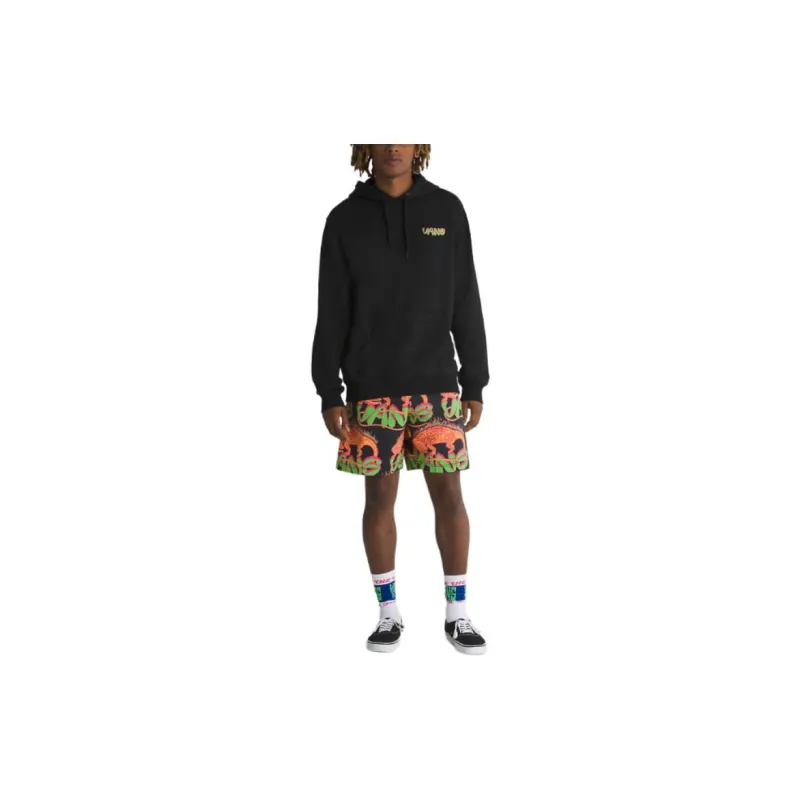 Vans Fiery Friend Pullover Hoodie Sweatshirt Men's Black-2