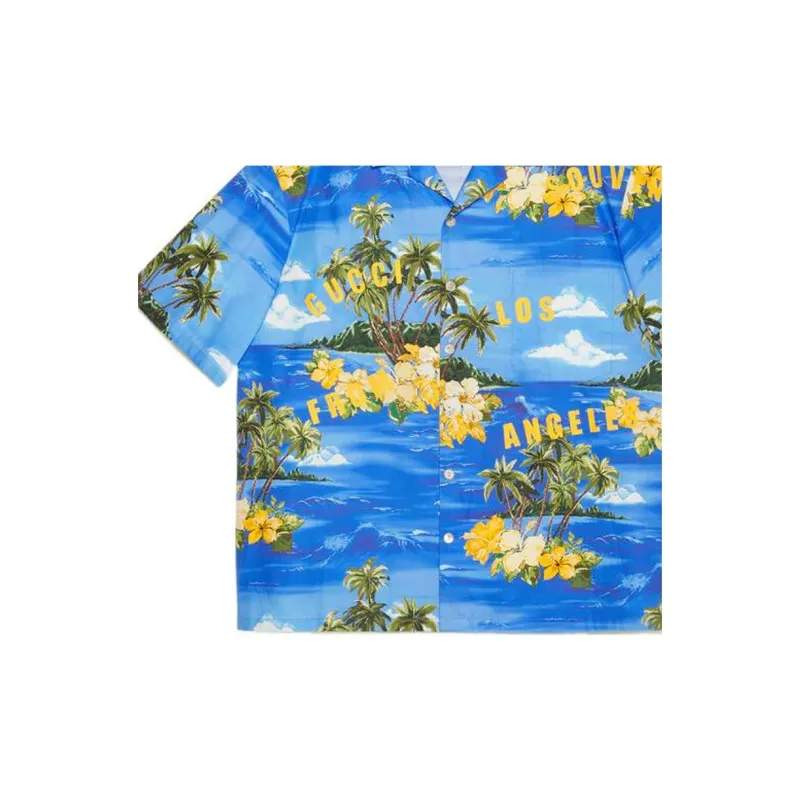 GUCCI Printed Cotton Bowling Shirt-7