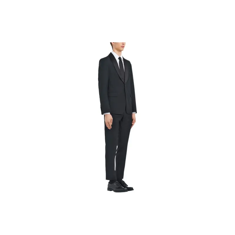 PRADA Single breasted Wool mohair Tuxedo-3