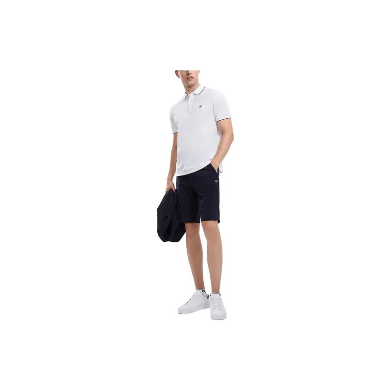 FILA Polo Shirt Men's Standard White-4