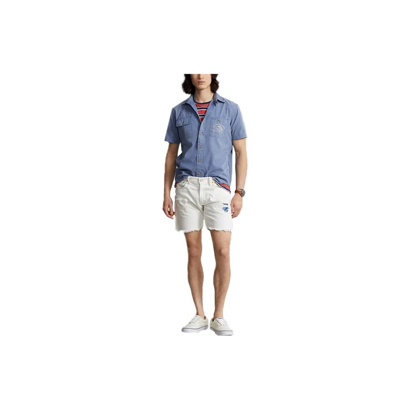 Polo Ralph Lauren Shirts Men Light Blue-2
