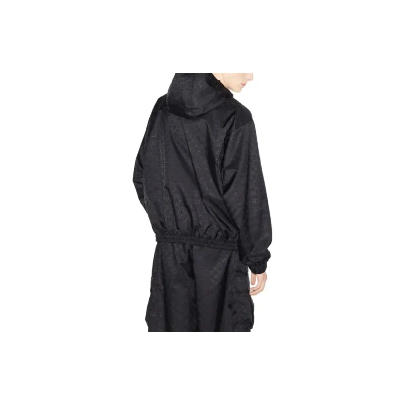 GUCCI Lightweight Gg Jcquard Jacket-3