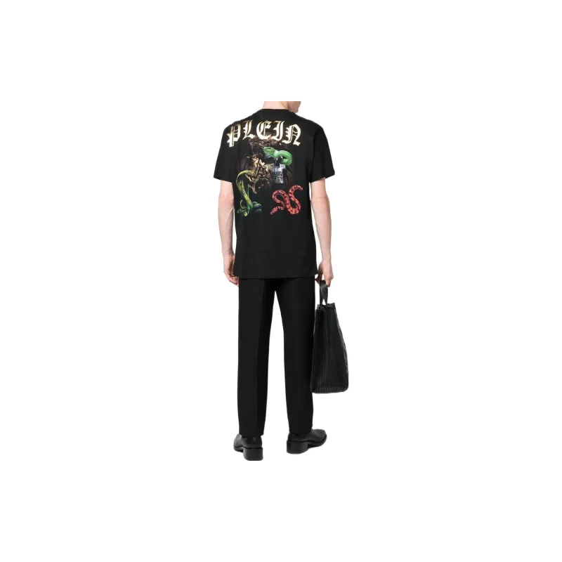 PHILIPP PLEIN Tm Logo print T shirt-3