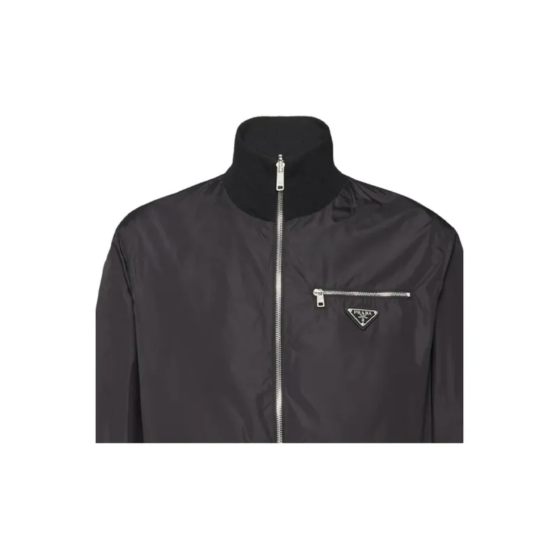 PRADA Reversible Zip-Up Bomber Jacket-5