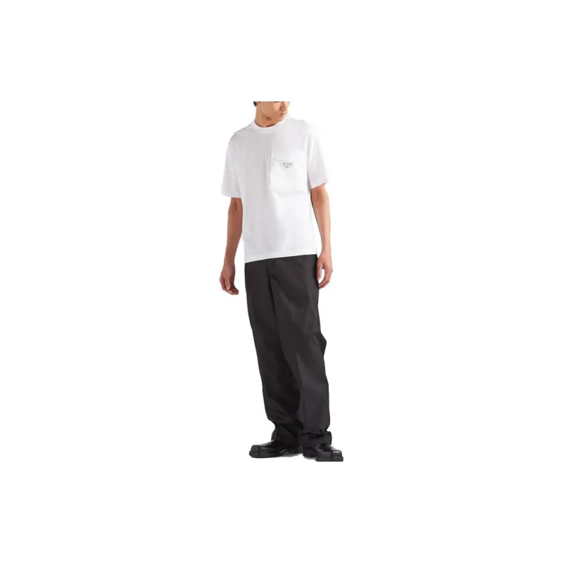 PRADA Logo Patch Pocket T Shirt-1