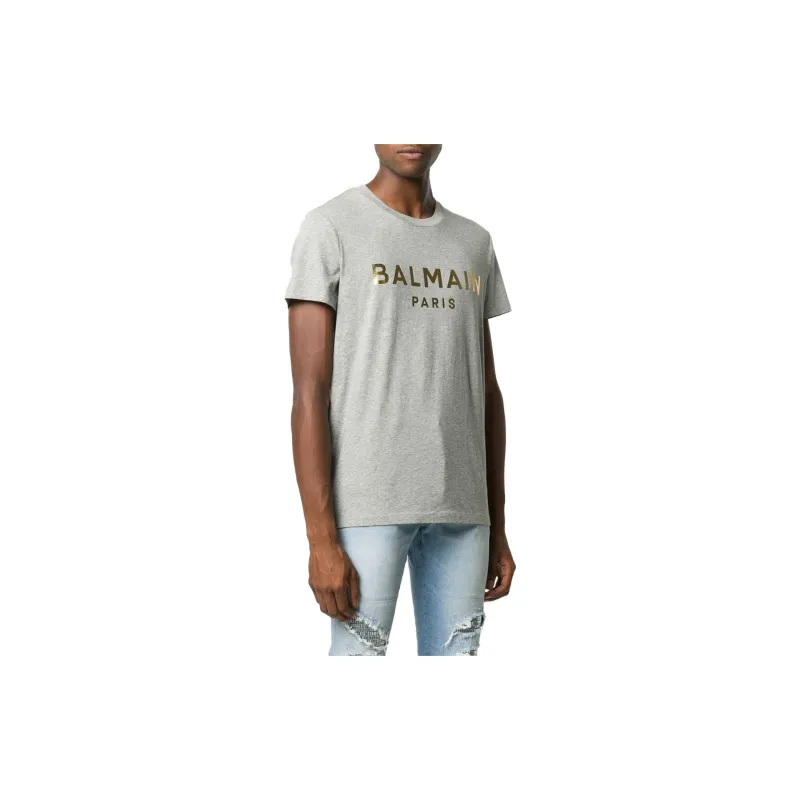 BALMAIN SS23 T Shirt Men's Gray-1