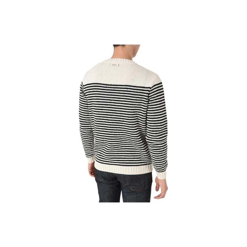 GUCCI Cashmere Sweaters Men Black-2