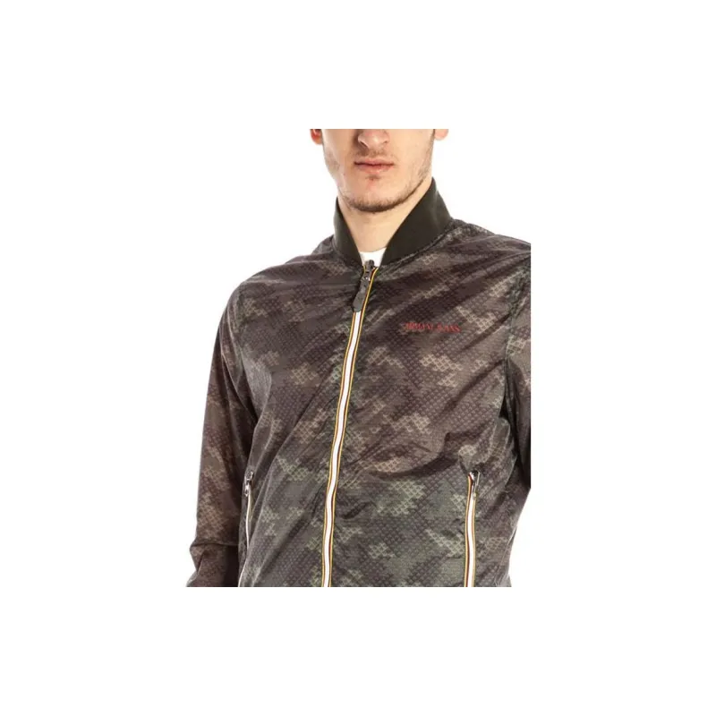 ARMANI JEANS Jackets Men Gray Green-3