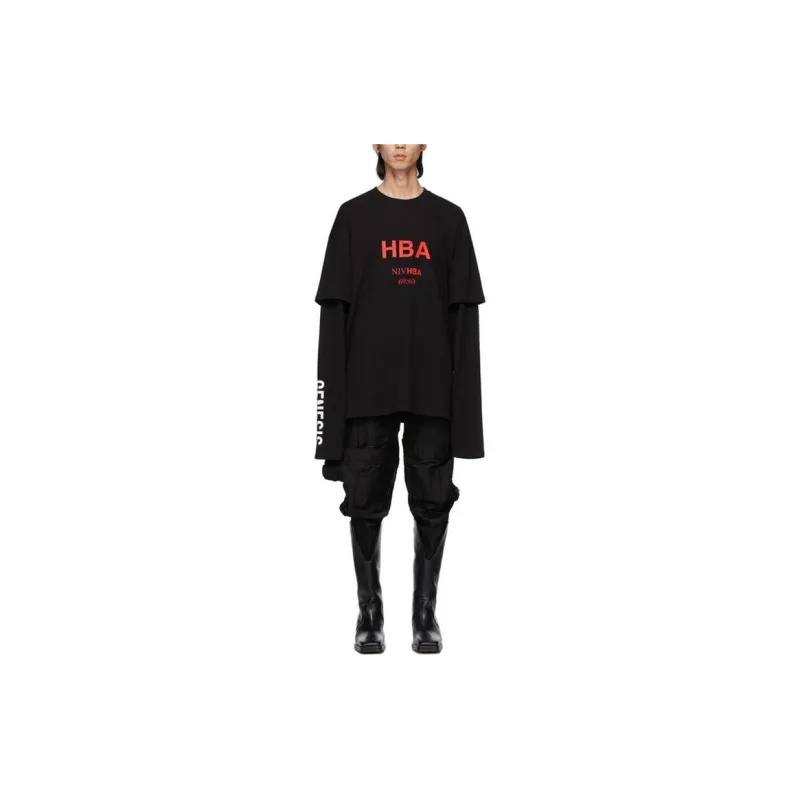 Hood By Air T-Shirts Men Black-2