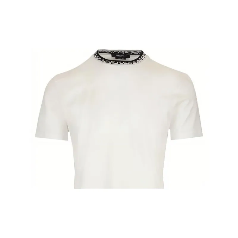 VERSACE Logo Collar T Shirt-4