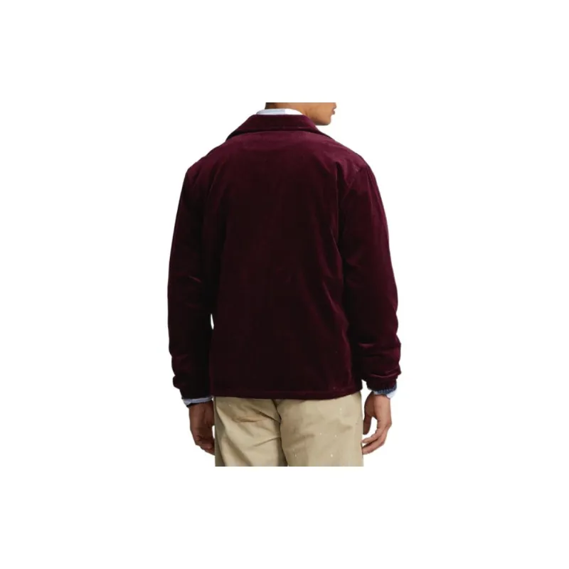 Polo Ralph Lauren FW22 Baseball Jacket Men's Red-3