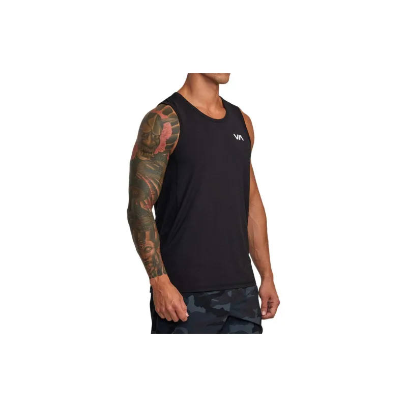 RVCA Tank Tops Unisex Black-6