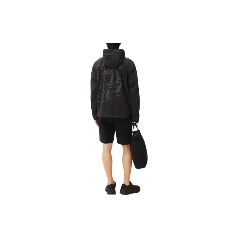 KENZO Logo Printed Hooded Jacket-3