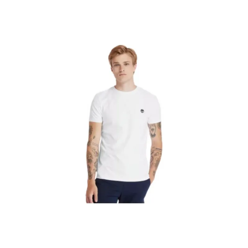 Timberland T Shirts Men White-2