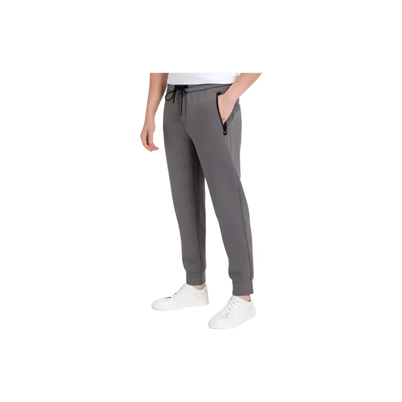BRAUN BUFFEL Knitted Sports Pants Men's Gray-6