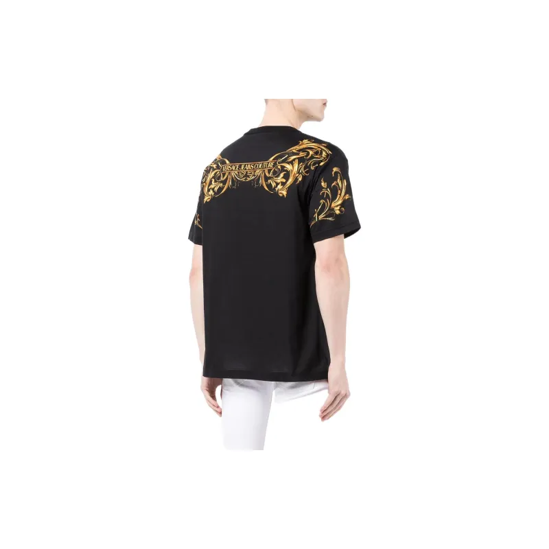VERSACE JEANS COUTURE T-Shirts Men Black-3