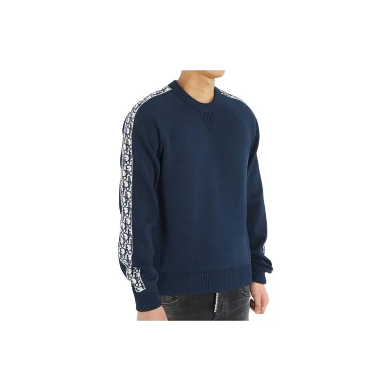 DIOR Quarterly New Products Sweaters Men Blue-3