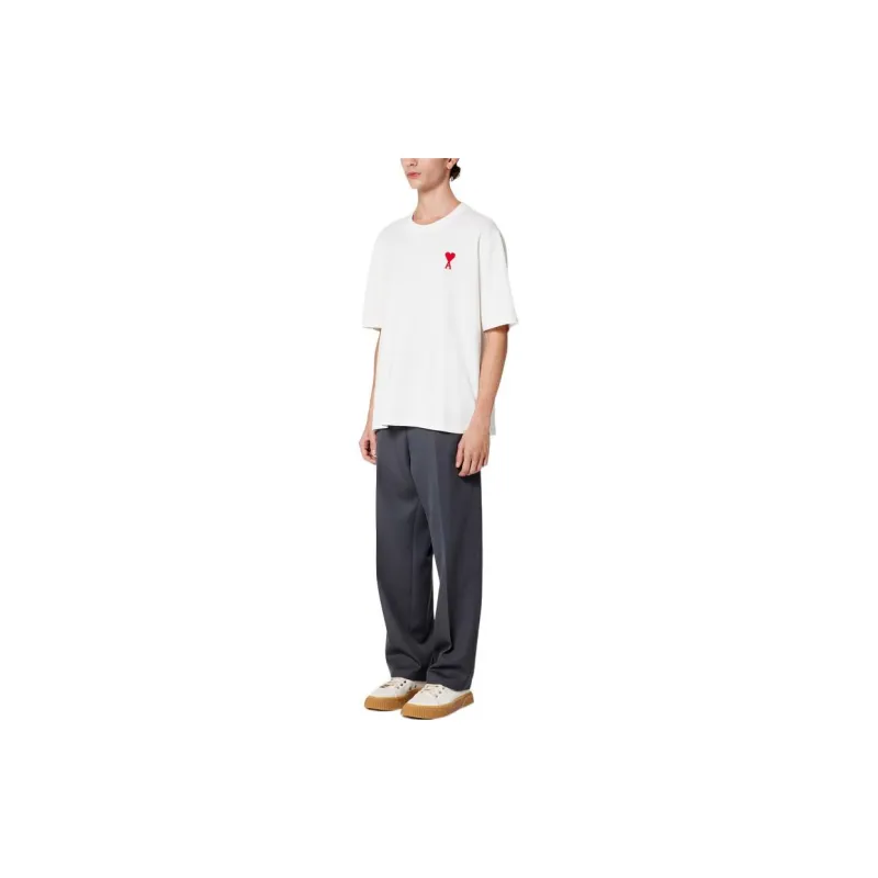 AMIPARIS T Shirts Unisex Natural White-5